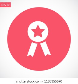medal vector icon 10 eps