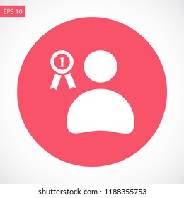 medal vector icon 10 eps