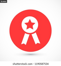 medal vector icon 10 eps