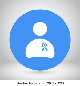 medal vector icon 10 eps