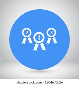 medal vector icon 10 eps