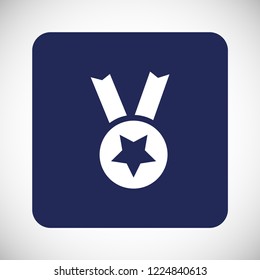 medal vector icon 10 eps