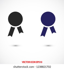 medal vector icon 10 eps