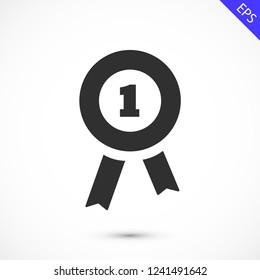 medal vector icon 10 eps