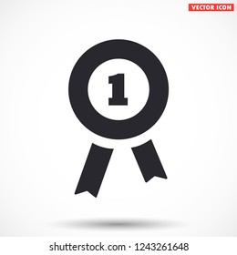 medal vector icon 10 eps