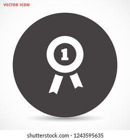 medal vector icon 10 eps