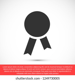 medal vector icon 10 eps