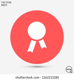 medal vector icon 10 eps