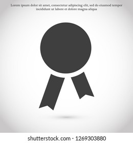 medal vector icon 10 eps