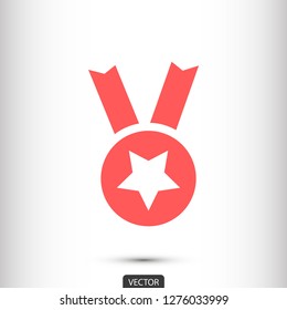 medal vector icon 10 eps