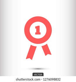 medal vector icon 10 eps