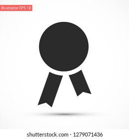 medal vector icon 10 eps