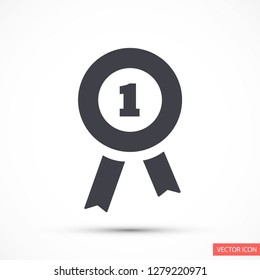 medal vector icon 10 eps