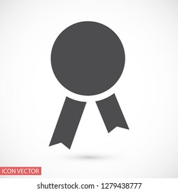 medal vector icon 10 eps
