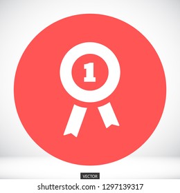 medal vector icon 10 eps