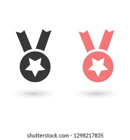 medal vector icon 10 eps