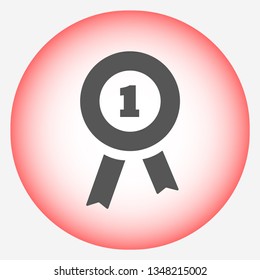 medal vector icon 10 eps