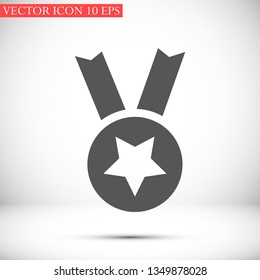 medal vector icon 10 eps