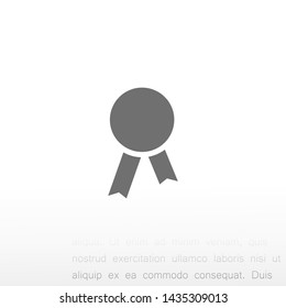medal vector icon 10 eps , Lorem ipsum Flat design