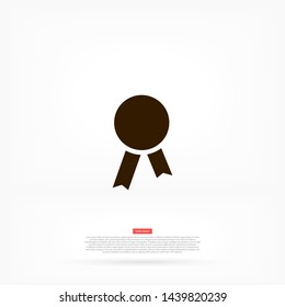 medal vector icon 10 eps , Lorem ipsum Flat design