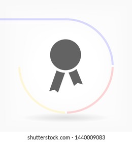 medal vector icon 10 eps , Lorem ipsum Flat design
