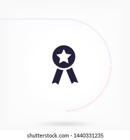 medal vector icon 10 eps , Lorem ipsum Flat design