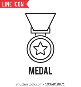 Medal vector icon