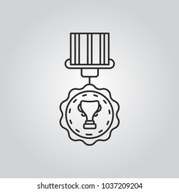 Medal vector icon