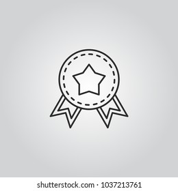 Medal vector icon