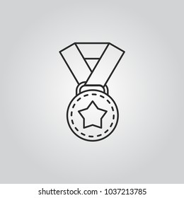 Medal vector icon