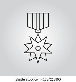 Medal vector icon