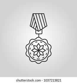 Medal vector icon