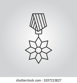 Medal vector icon