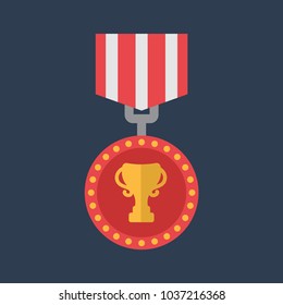 Medal vector icon