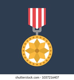 Medal vector icon