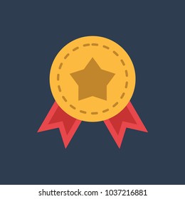 Medal vector icon