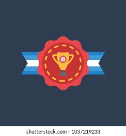 Medal vector icon
