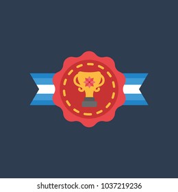 Medal vector icon