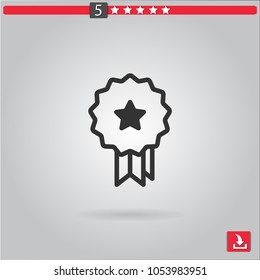 medal vector icon