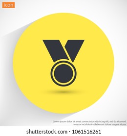 Medal vector icon 