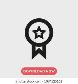 Medal vector icon	