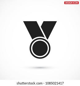 Medal vector icon 