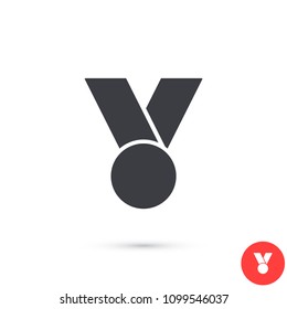 Medal vector icon 