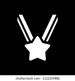 Medal vector icon