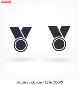 Medal vector icon 