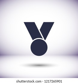Medal vector icon 