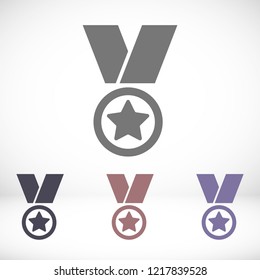 Medal Vector icon