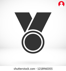 Medal vector icon 