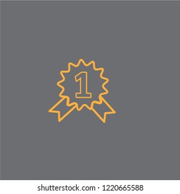 Medal vector icon