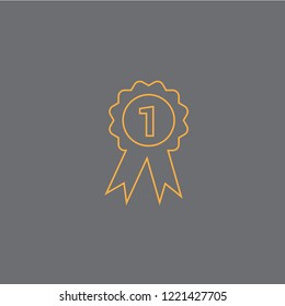 Medal vector icon